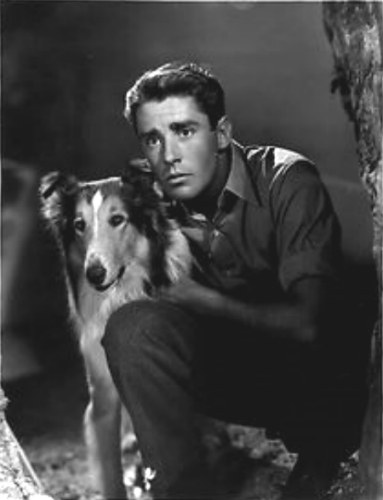 Peter Lawford and Lassie